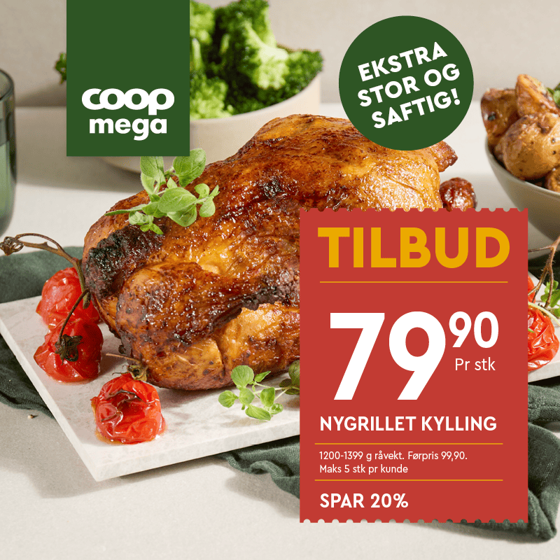 Coop Mega Grillet Kylling U27