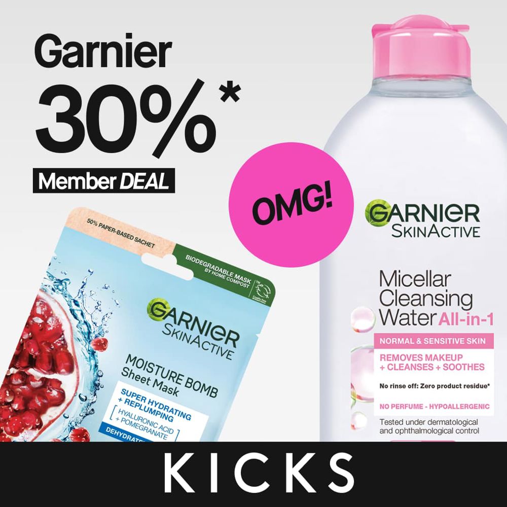 Kicks 30% Garnier 8. 11.1