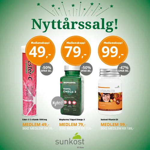 Sunkost Nyttårssalg U1 2