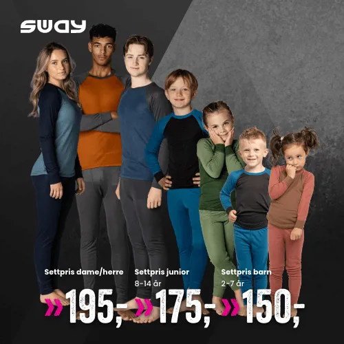 Sport Oultet Sway London Superundertøy 29.Okt 3.Nov