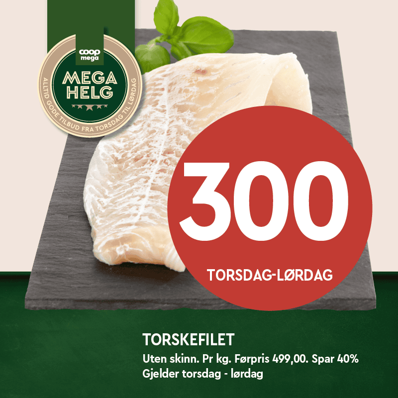 Coop Mega Torskefilet U41