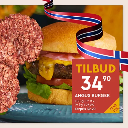 Coop Mega Angus Burger U20