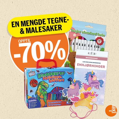 ARK 70% Tegne Og Malesaker September