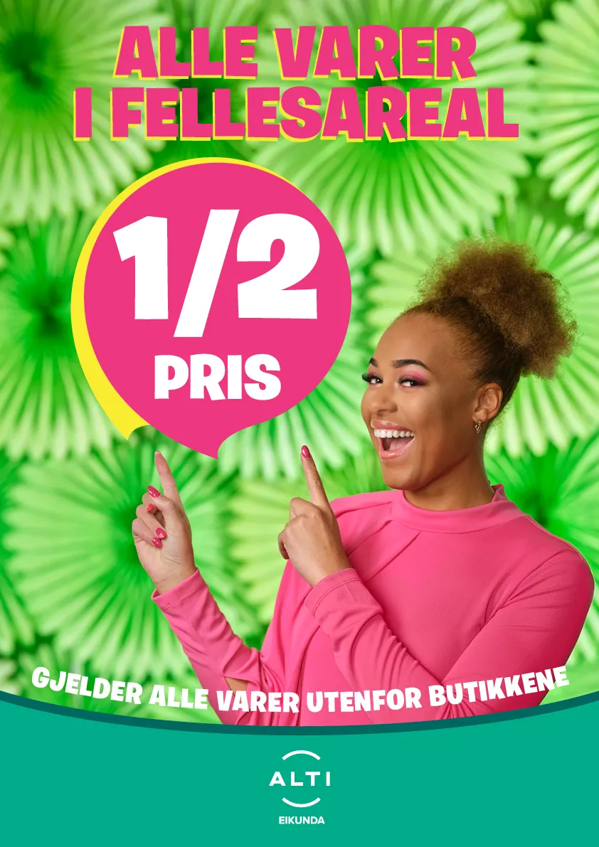 Plakat 3 Dager Salg Fellesareal