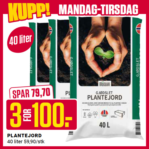 Europris Plantejord U26