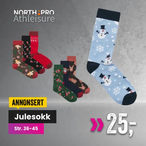 Sport Outlet North Pro Julesokk 3. 24.Des