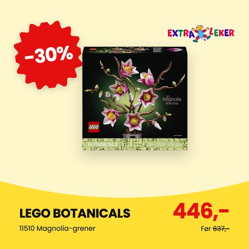 Extraleker Lego Botanicals Magnolia 30