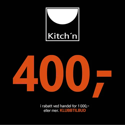 Kitchn 400 Rabatt Ved Kkjøp På 1000 5.Sept