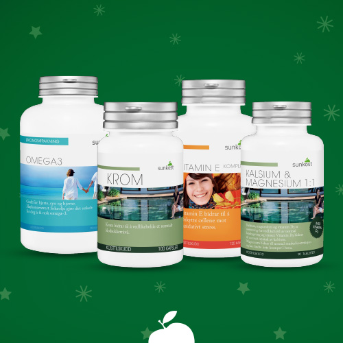 Sunkost 40% Utvalgte Kosttilskudd 1. 14.Des