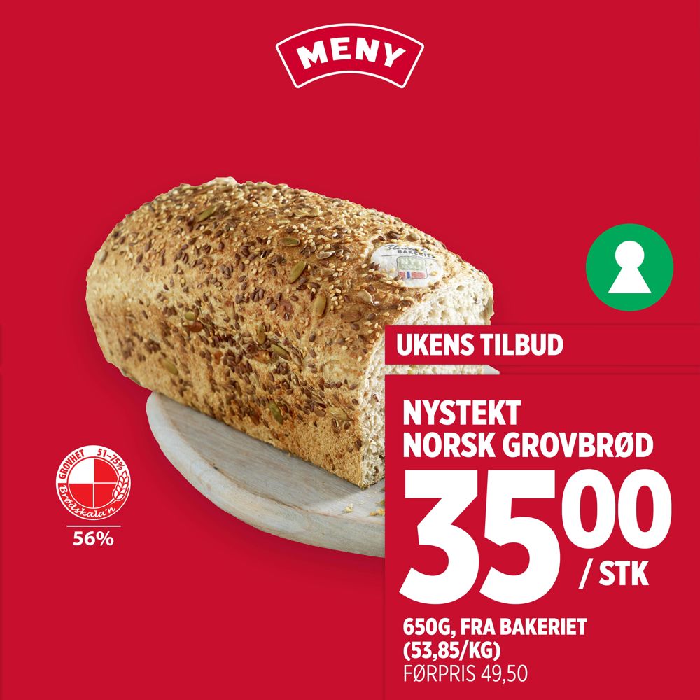 Meny Norsk Grovbrød U42