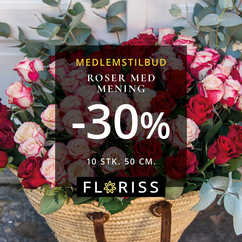 Floriss Roser Med Mening 30% 2. 15.Nov