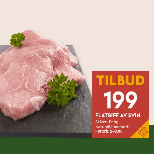 Coop Mega Flatbiff Svin U5