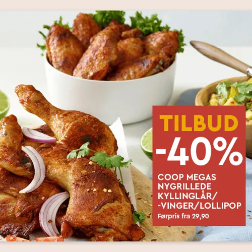 Coop Mega 40% Kylling U2