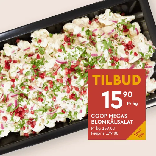 Coop Mega Blomkålsalat U7