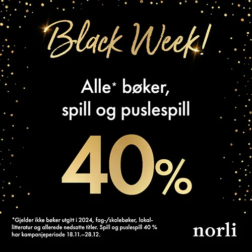 Norli 40% Alle Bøker BW 18.11 28.12