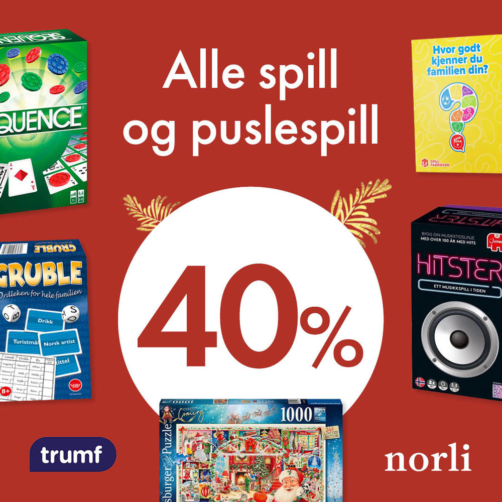 Norli 40% Spill Og Puslespill U47 51
