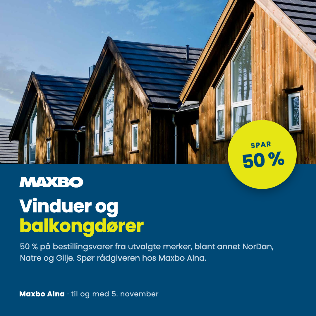 Maxbo Vinduer Balkongdorer 50