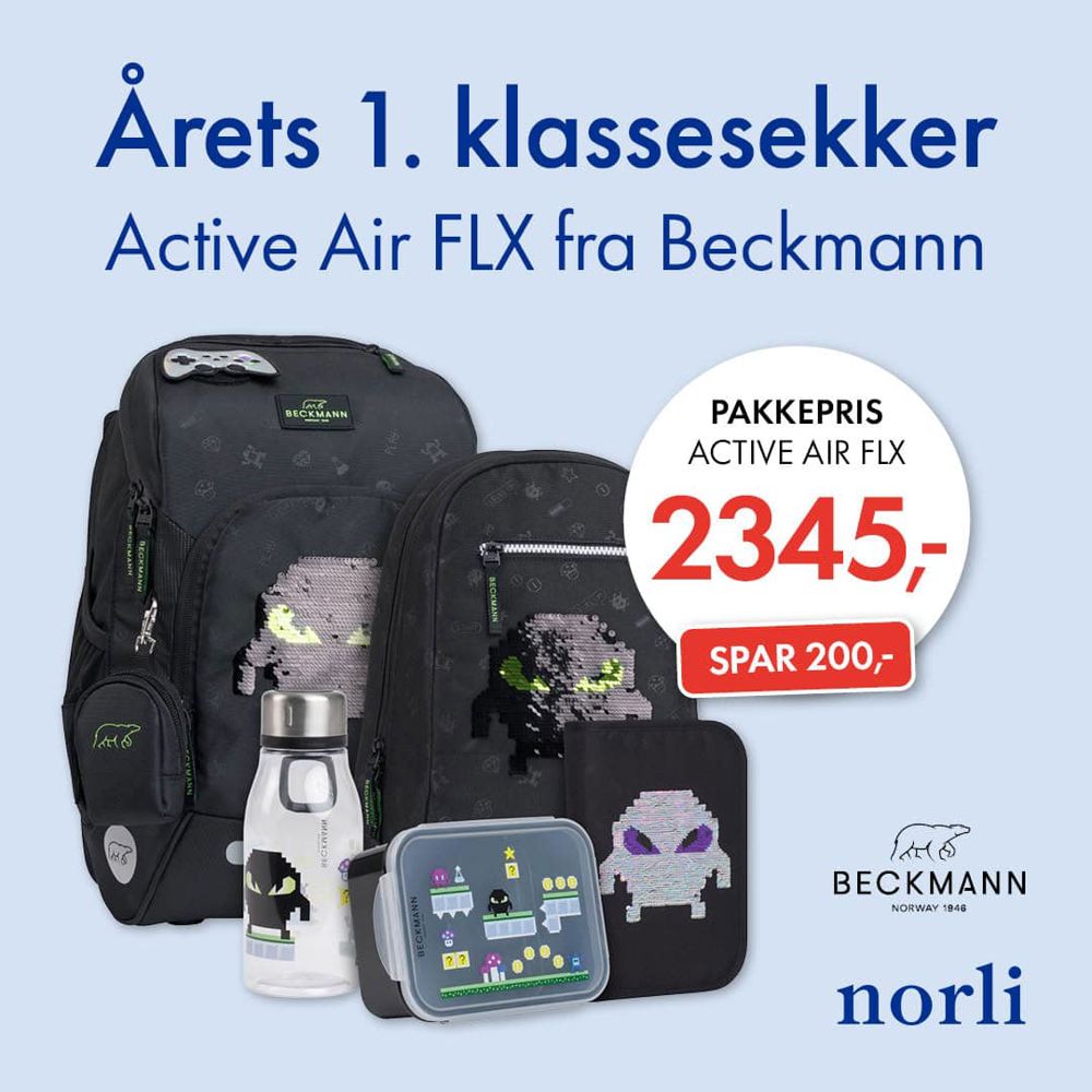 Norli Active Skolesekk U15 18