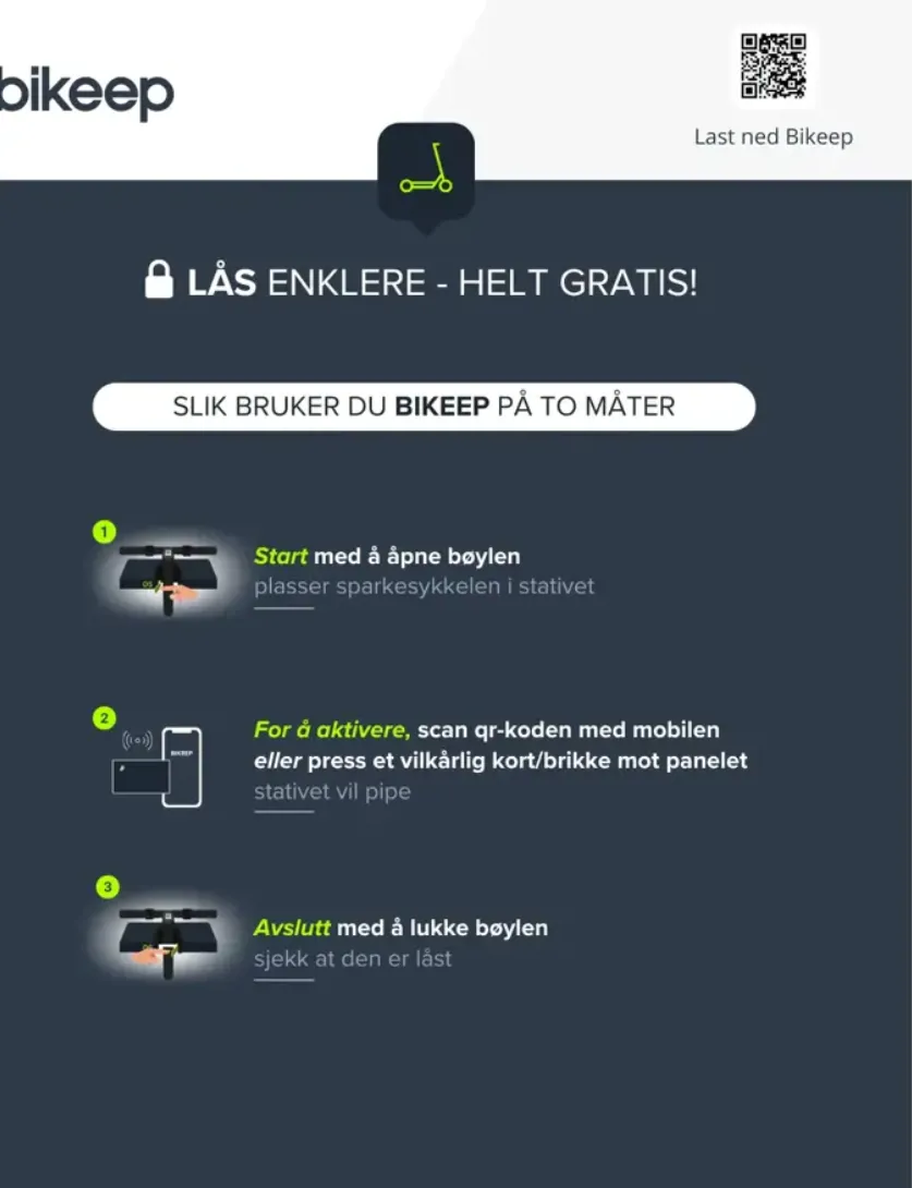 Brukerveiledning Bikeep2