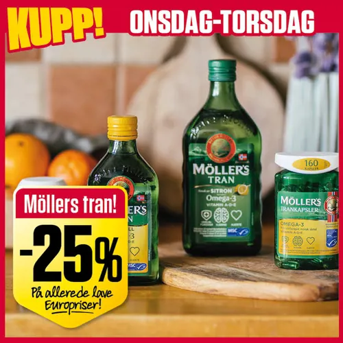 Europris Møllers Tran 25% U33