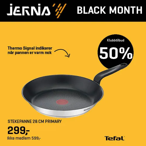 Jernia Stekepanne 4.Nov 1.Des