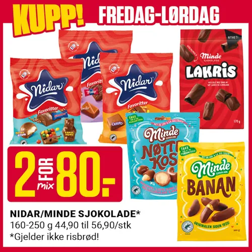 Europris Fredag Lørdag U39