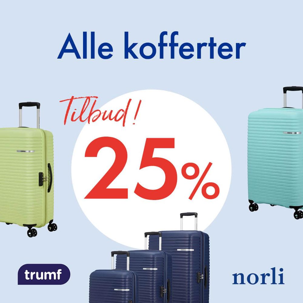 Norli 25% Kofferter U6 9