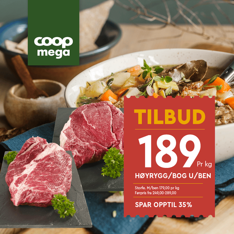 Coop Mega Høyrygg Bog U37