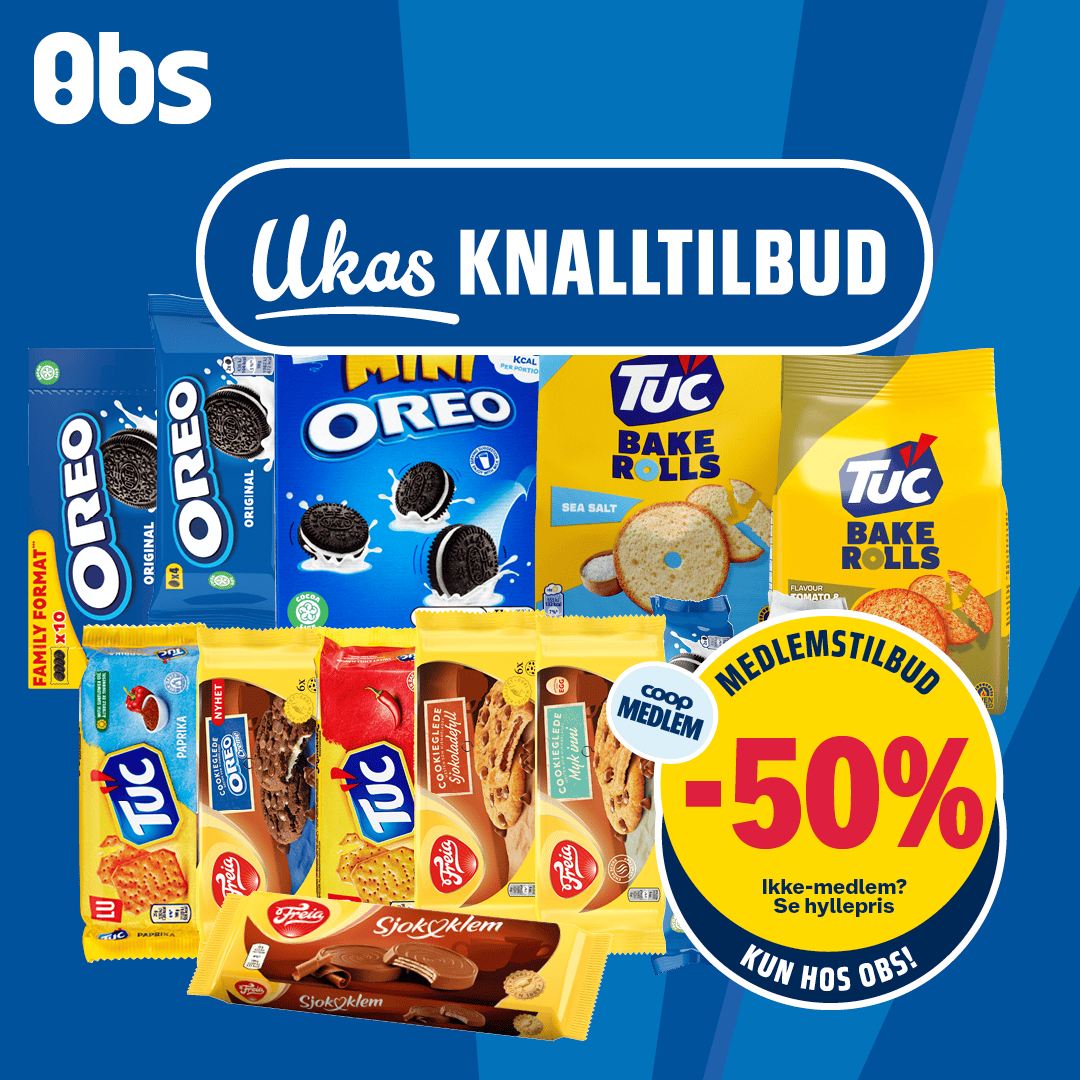 Obs Kjeks 50% U38