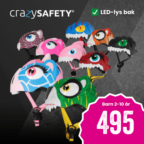 Sport Outlet Crazy Safety Sykkelhjelm 19. 24.Mai