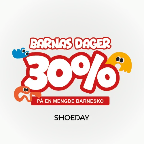 Shoday 30% Utvalgte Barnesko 17. 30.3