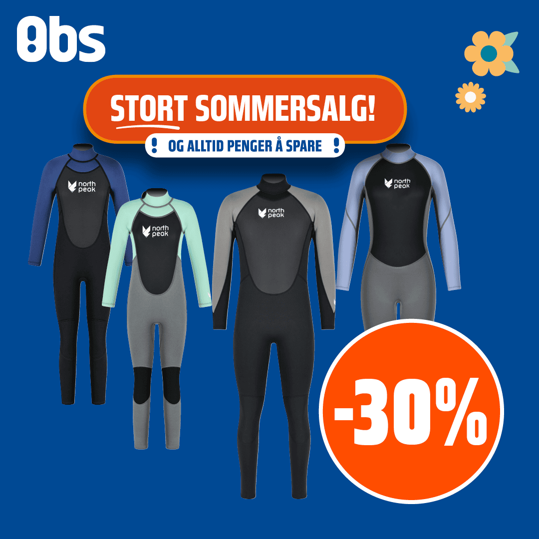 Obs Northpeak Våtdrakt 13. 18.Juli
