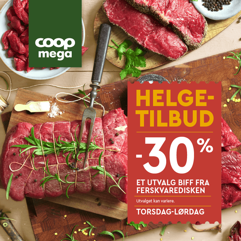 Coop Mega Helgetilbud U38