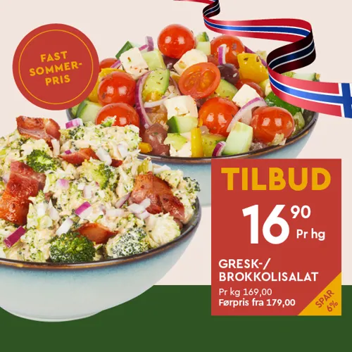 Coop Mega Gresk Og Brokkolisalat U19