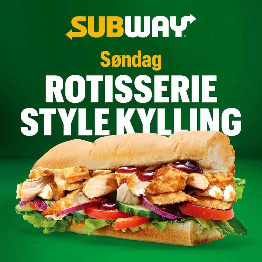 NO SOTD Carousel 8. Søndag Rotisserie Style Kylling 1080X1080px