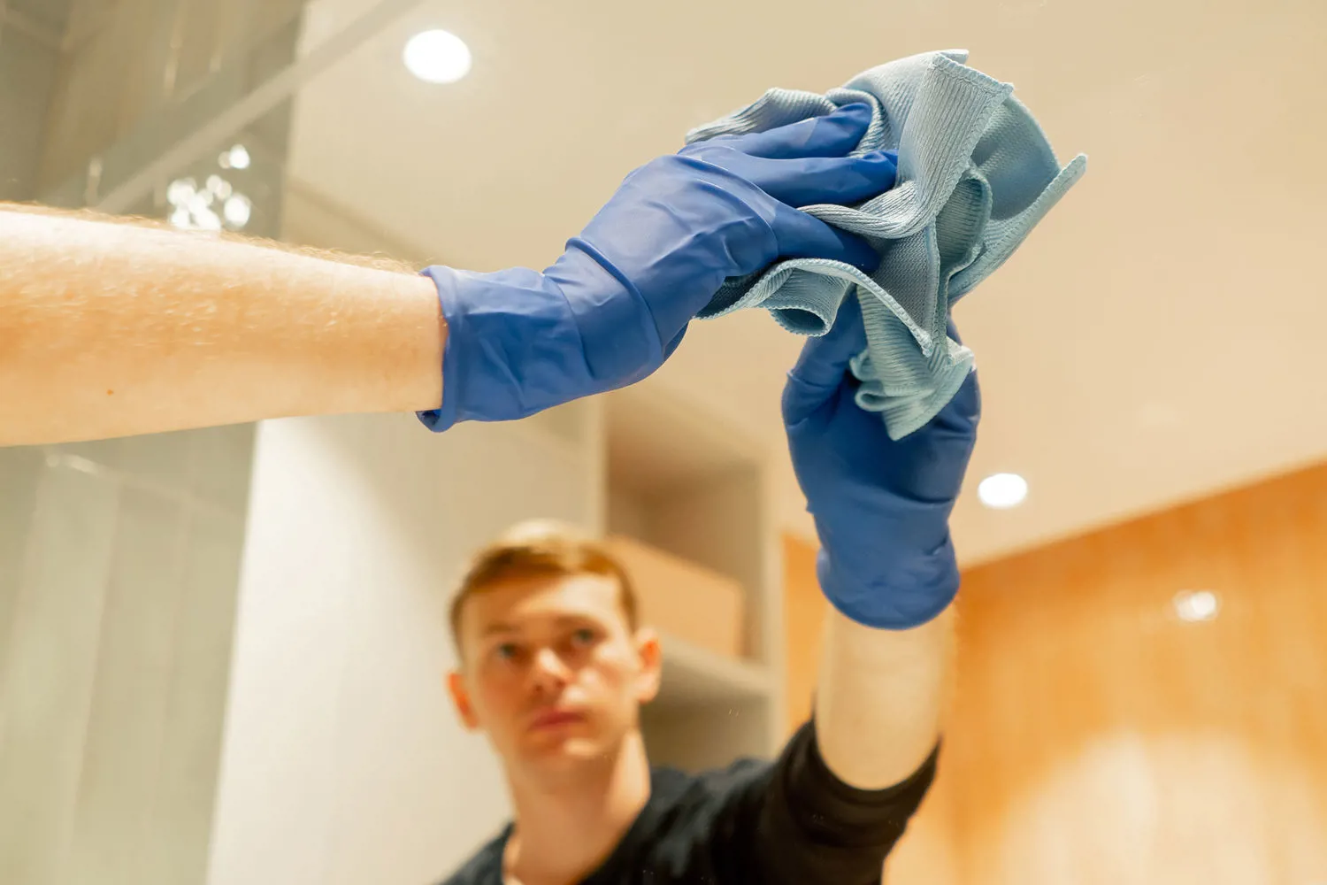 Alti Vakse Speil Vårrengjøring Vaske Sol