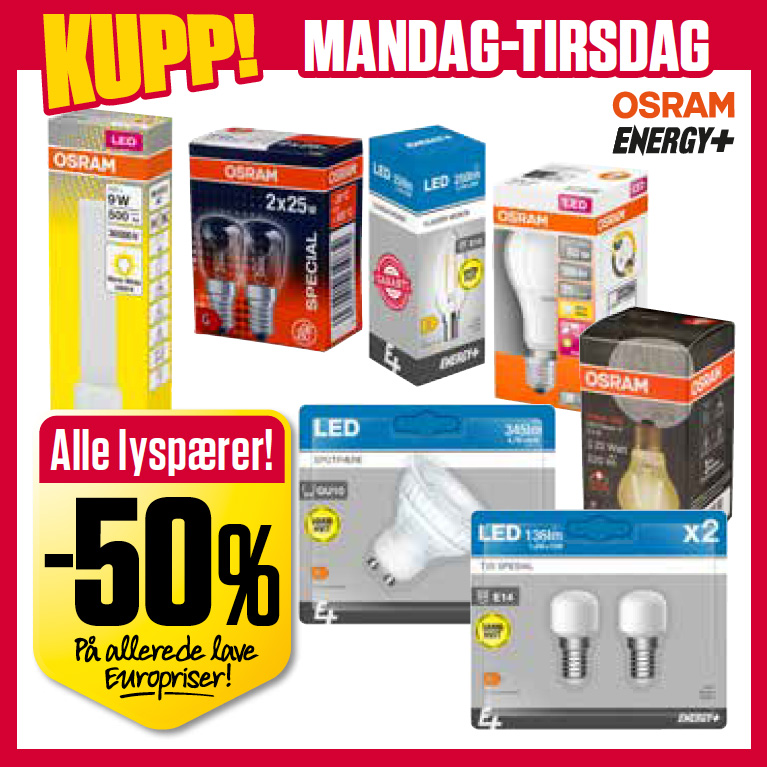 Europris Mandag Tirsdag U12