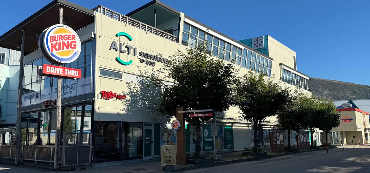 Alti Skibsgården Senterfasade Kjøpesenter