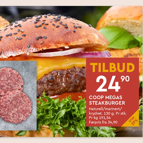 Coop Mega Stekburgere U22