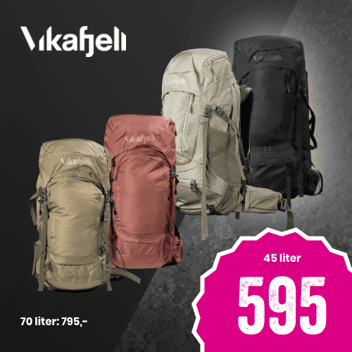 SO Vikafjell Tursekk 25. 30.Aug
