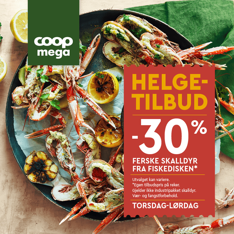 Coop Mega 30% Skalldyr U36