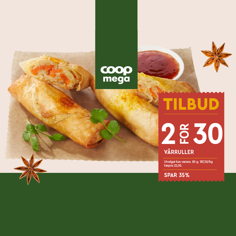 Coop Mega 2 For 30 Vårruller U49