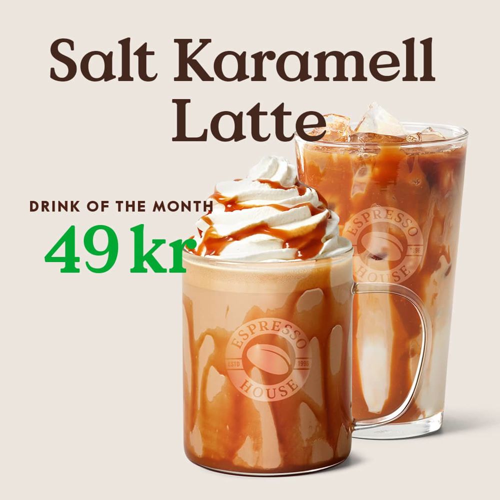 Espresso House Drink Of The Month Oktober