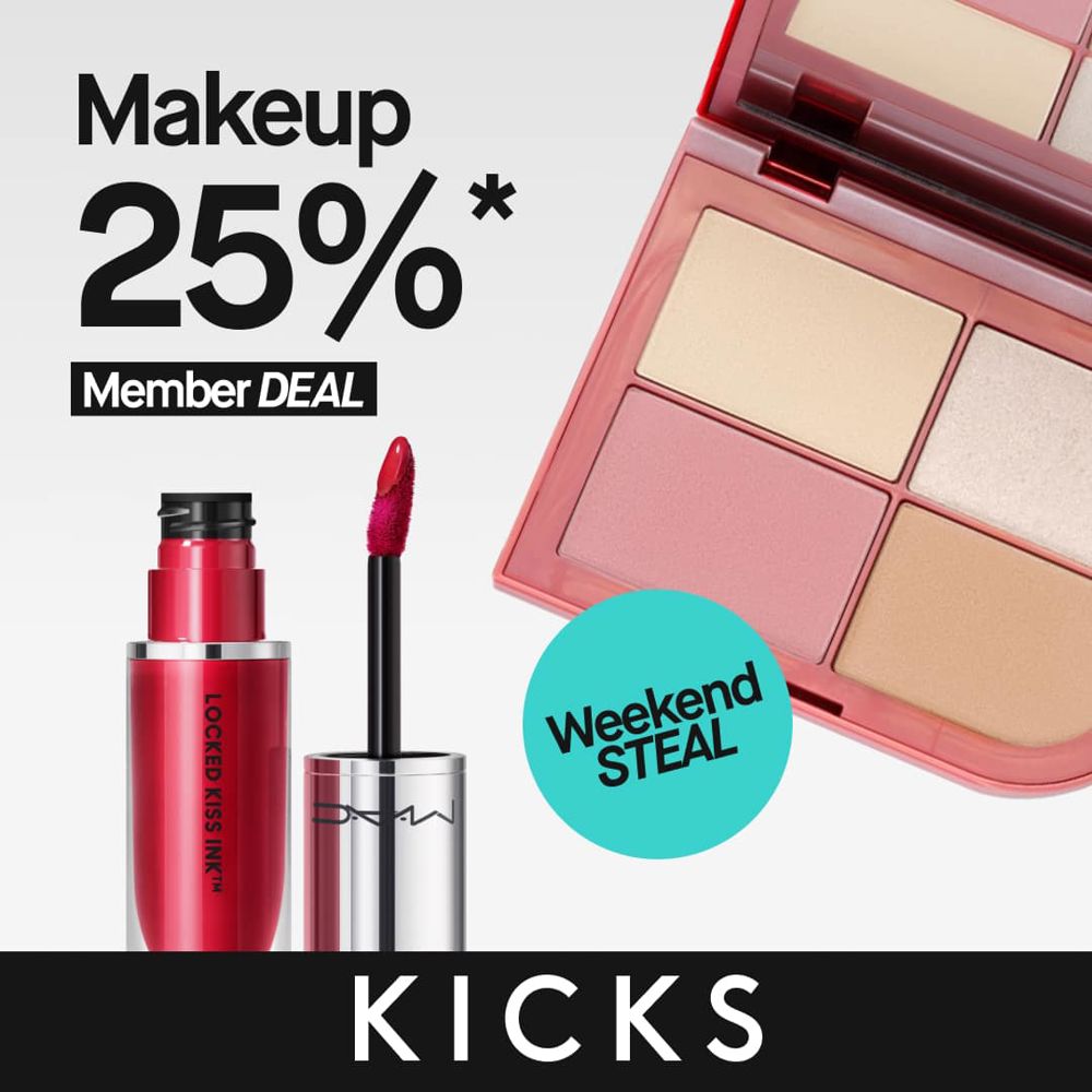 Kicks 25% Makeup 15. 18.1