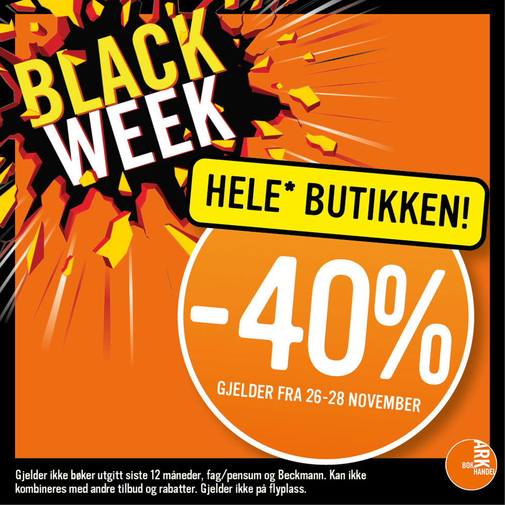 ARK BW 40% Hele Butikken 26. 28.11