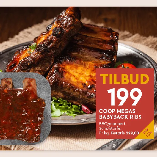 Coop Mega Babyback Ribs U32