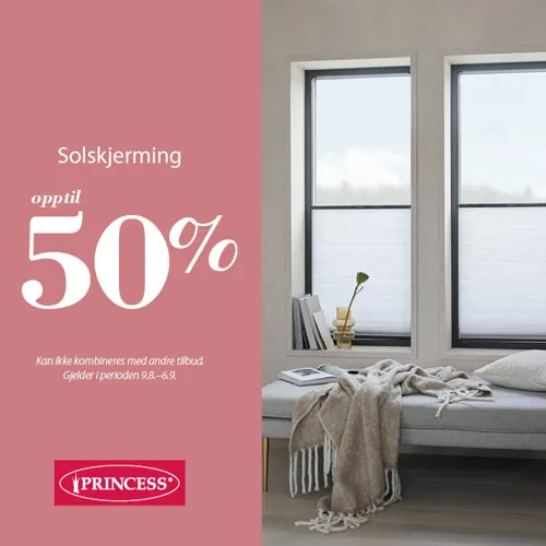 Grisen Princess Solskjerming 50%