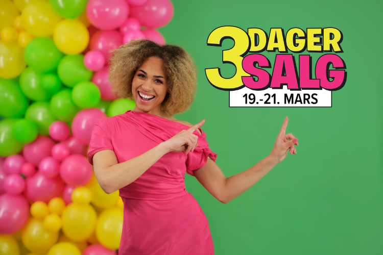 3 Dager Salg Mars 2026
