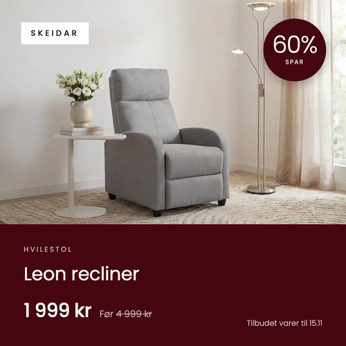 Skeidar Leon Recliner 60