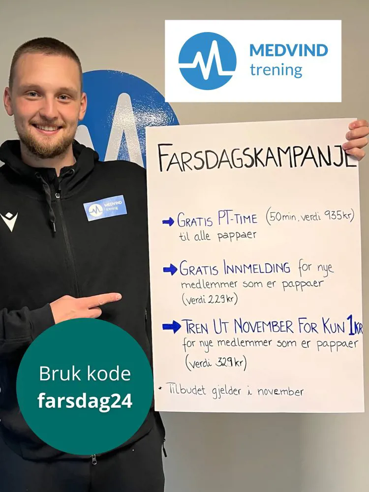 Medvind Trening Farsdagskampanje